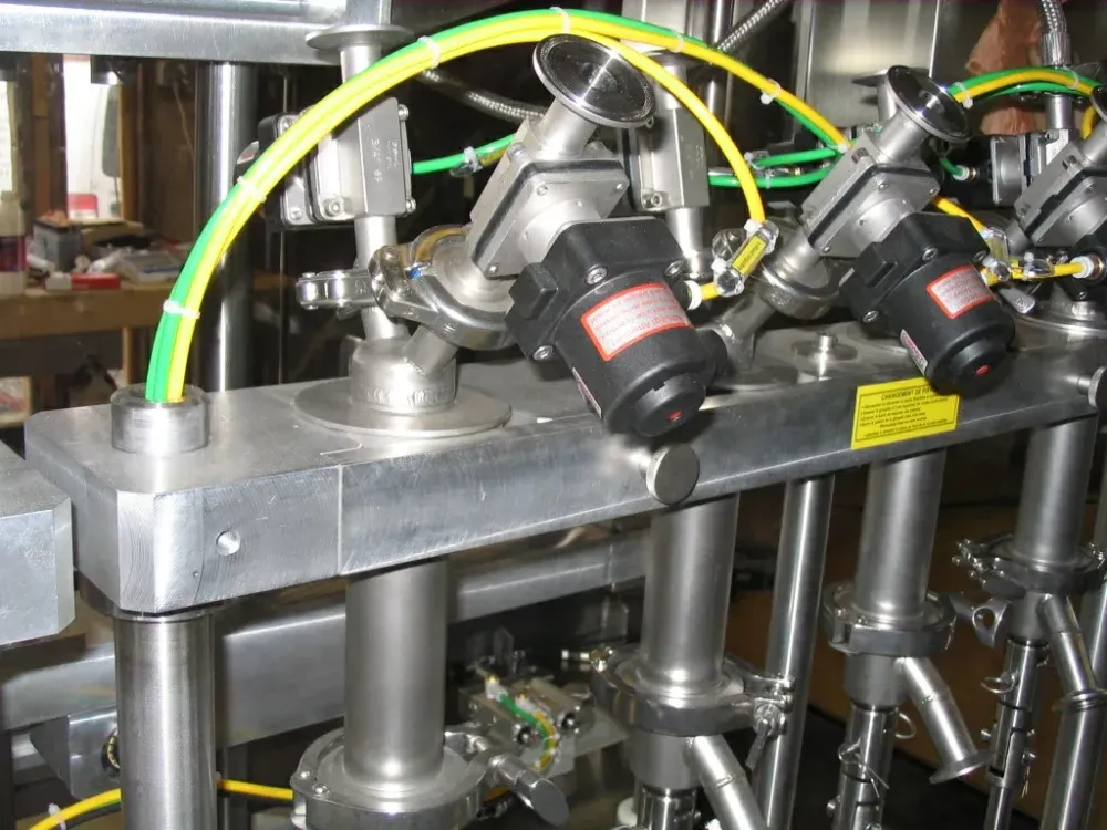 remplissage en ligne de flacons